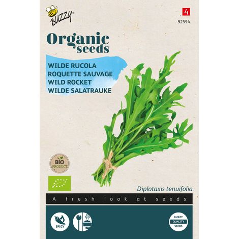 Buzzy Organic Roquette Sauvage - Bio Semences - Ca 0,6 gr (1/2)