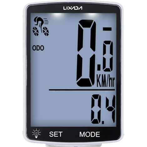 [RM]LIXADA Compteur de vélo sans fil multifonction avec écran LCD et compteur de vitesse pour VTT (1/5)