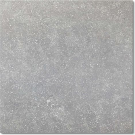 Carrelage effet Pierre Gris/Bleu Belgio 60x60x2 cm Pietra - Sol extérieur (vendu par 0,72 m² soit 2 dalles) - RO'MA CARRELAGE