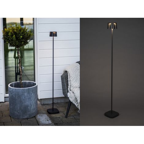 Akku Stehlampe NICE für Outdoor dimmbar, kabellos in Schwarz, klein 120cm (1/5)