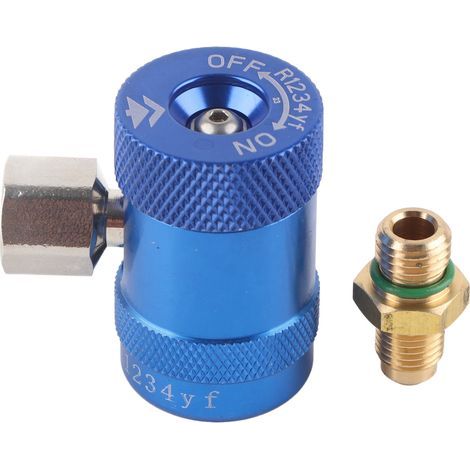 XTRELAMP-Buse recharge climatisation auto basse pression R134a, raccord rapide remplissage fluide frigorigène, service AC voiture (1/5)