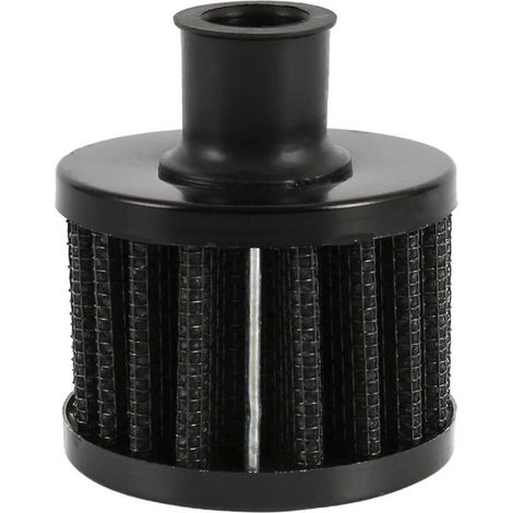 Universal 12mm Car Air Filter Round Carbon Crankcase Vent Engine Air Filter Oil Pan for Car Motorcycle ATV