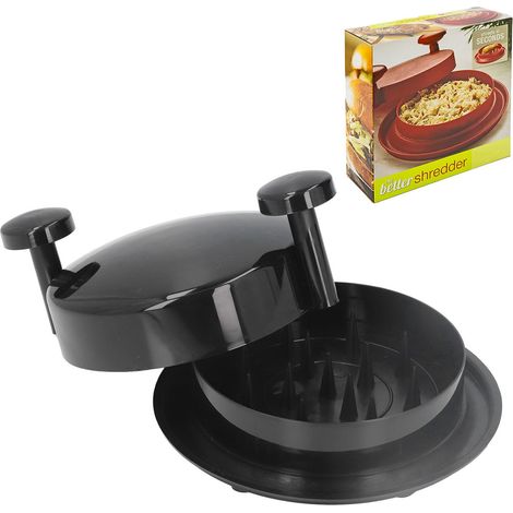 Rutschfester Fleischzerkleinerer – Effizientes manuelles Gerät für Hähnchen und Rindfleisch, ergonomische Griffe, Schwarz (1/5)