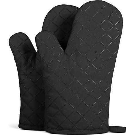 Ofenhandschuhe, rutschfeste und hitzebeständige Silikon-Backhandschuhe, geeignet zum Backen, Grillen, 1 Paar