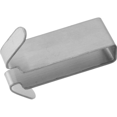Crochet de porte de douche double face en inox 304 sans perçage, porte-serviettes mural pour paroi de douche en verre (1/5)
