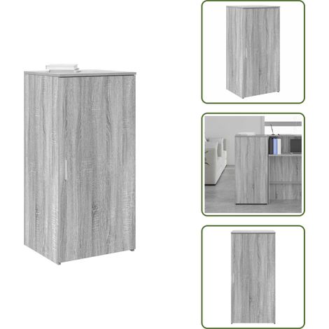 Lagerschrank Grau Sonoma 50x45x103,5 cm Holzwerkstoff - Lagerschrank - Lagerschränke - Schrank - Büroschrank (1/5)