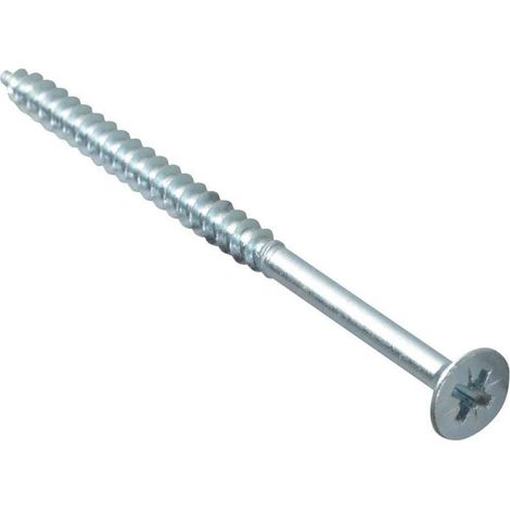 ForgeFix MPS580ZP Multi-Purpose Pozi Compatible Screw CSK ST ZP 5 x 80mm Box 100 FORMPS580ZP