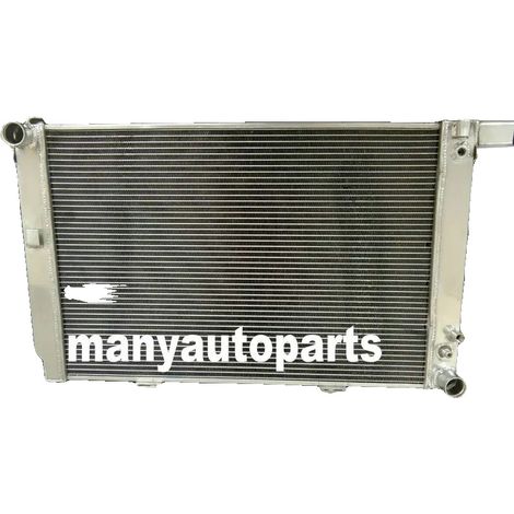 Radiador de aluminio, tamaño del núcleo 26 1/4" x 18 1/2" x 2", tamaño total 35 1/2" x 20 1/4" x 4 3/8", entrada/salida 1 1/2", compatible con Mercedes-Benz SL500/AMG 55/60 R129 de 1990 a 2002, peso 8 (1/3)