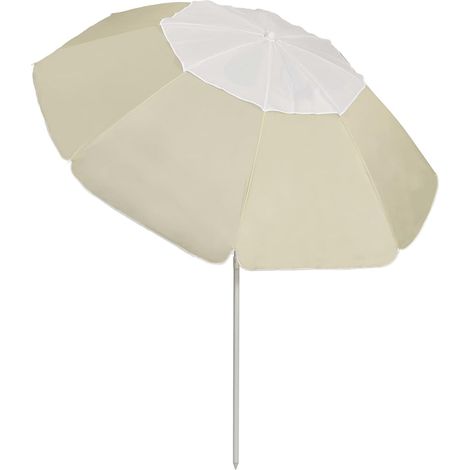 Maison Exclusive - Parasol de plage jaune sable 300 cm (1/5)