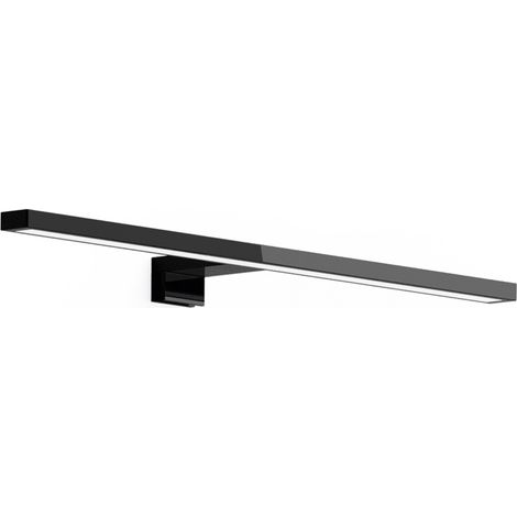 Lineabeta - Ciari Lampe L.50 cm Wand/Spiegel/Gestell, schwarz