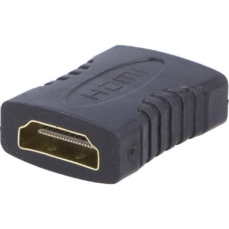 Adaptateur HDMI 1.4 femelle vers HDMI 1.4 Femelle noir
