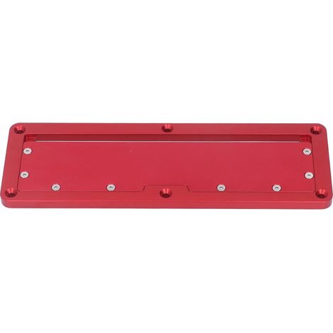 Plaque D'insertion De Scie à Table, Base Routeur, Couvercle Rabattable Pour Circulaire, Guide Sol En Alliage D'aluminium, Pièce Accessoire le Travail - (1/5)