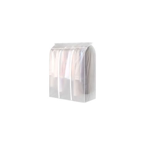 Sac de rangement suspendu pour vêtements de garde-robe sac suspendu sac de protection pour vêtements de grande capacité translucide, résistant à la poussière et à l'humidité, 1Pc, 50 x 100 x 90Cm - 50 (1/5)