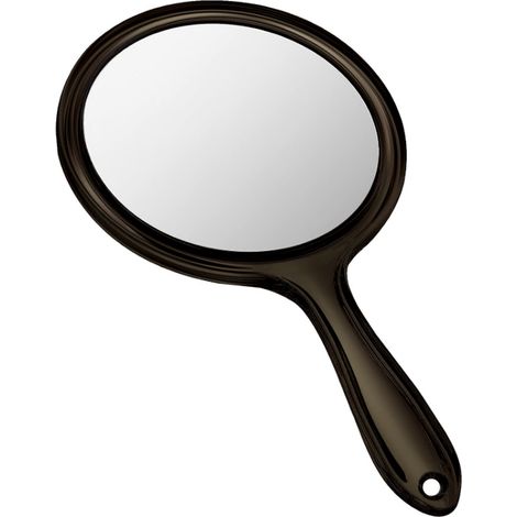 Miroir Main - Double Face 1X 2X - Poignée Intégrée - Forme Ronde - Pour Maquillage Et Soins Visage - 1 Pièce (1/5)