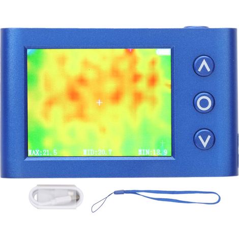 Termometro a infrarossi, termocamera portatile, misuratore di temperatura con sensore MLX90640 (1/5)