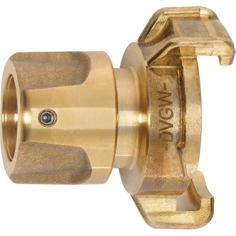 GEKA Übergangsstück GEKA plus KTW Messing Klaue und Stecker (1/2)