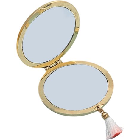 Miroirs Compacts Et Pliants Accessoires Pliants Portatifs À Main Petit Miroir Portable pour Maison Domicile Trajet Extérieur (1/5)