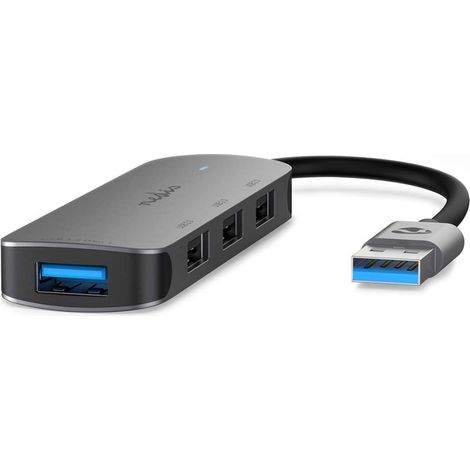 Nedis 7.5w usb-multiport-hub grau - ccgb61210gy01 (1/5)