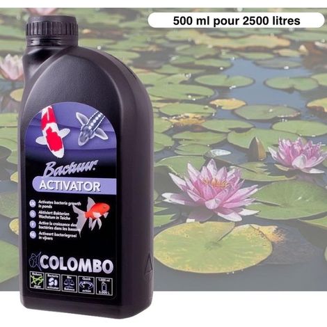 Activateur De Bactéries Bassins 500ml Pour Bassins De Jardin de 2500 Litres