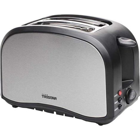 Tostadora Tristar BR 1022 negro acero inoxidable 2 rebanadas