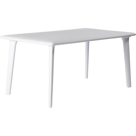 Mesa rectangular exterior 160x90 blanco DESSA Resol (1/5)
