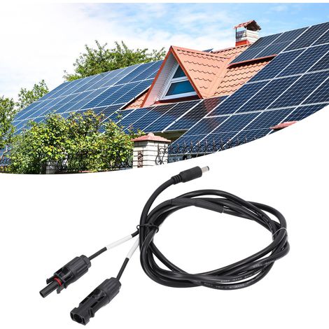 DC 5,52,1 mm auf MC4 Photovoltaik-Anschluss, Solaradapter, wasserdichter Batteriepanel-Splitter. (1/5)