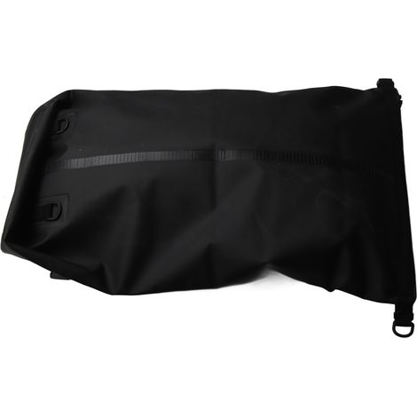 Sac de voyage moto imperméable grande capacité 40 L, résistant à l'usure, avec 4 sangles à dégagement rapide, noir. (1/5)