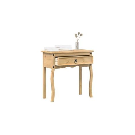 Table console Corona 73x35x73 bois de pin massif (1/5)