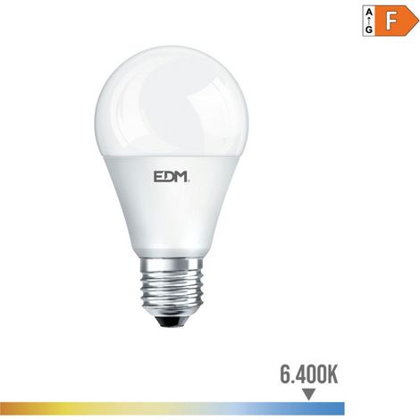 Ampulle "Dämmerungs" Standard LED E27 10W 800lm 6400K Kaltweiß Licht ø6x11cm Edm