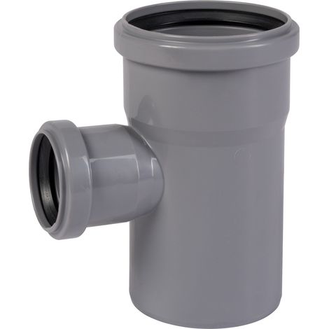 HT Abzweig mit Muffe und Gummidichtungen HT-Rohr DN 110/50 87° HTEA