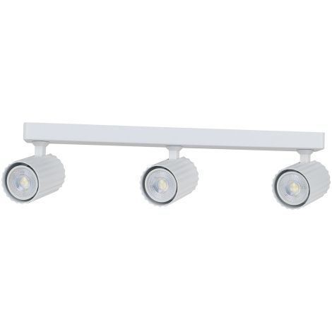 Spot plafonnier Tokio 3xGU10 blanc métal Light Prestige