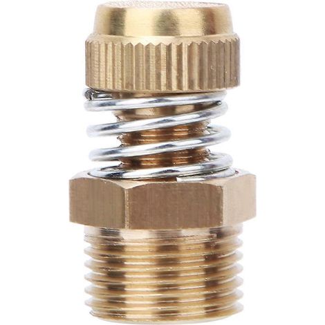 10 silencieux pneumatiques en laiton avec filetage extérieur BSPT, silencieux pour électrovanne, raccord de sortie d'air 3/8 pouce