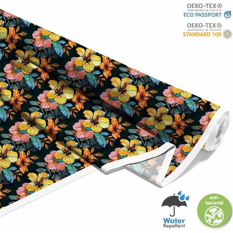 Outdoor-Dekorstoff Oxford - Motiv Blumen I DX5150 (1/5)