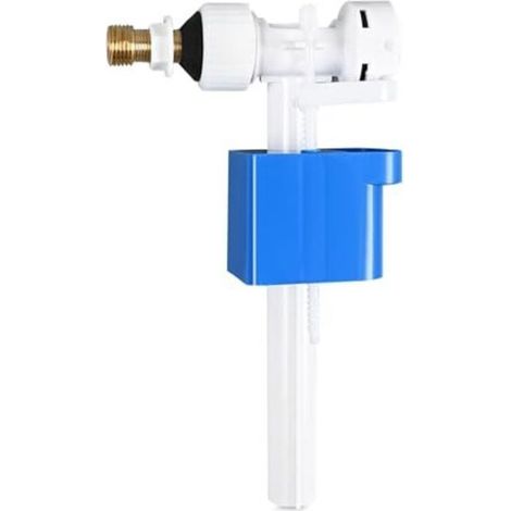 Valvola di riempimento della cassetta del WC, raccordo in ottone G3/8" e G1/2", ricambi per cassette del WC, universale, valvola a galleggiante per cassette del WC a parete (1/5)