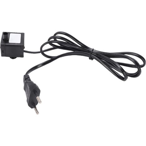 EF-150 Aquarium-Tauchpumpe, kompakt, leise, wasserdicht, multifunktionale Haustierbrunnenpumpe mit EU-Stecker