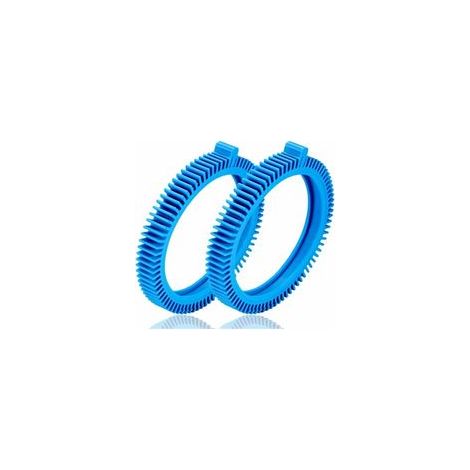 2 Pièces Séries 896584000-143 Kit de Pneus Bleus avec Super, pour Nettoyeur de Piscine 2X, 4X, Roues de Compression pour Phoenix, adapté à Poolvergnuegen,Hayward Phoenix (1/4)