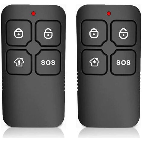 Porte-clés télécommande Wolf-Guard (lot de 2) noir (1/5)