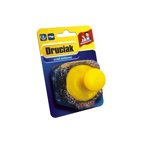 Esponja de acero Jan Essential para lavar platos, ollas y sartenes, 1 unidad.