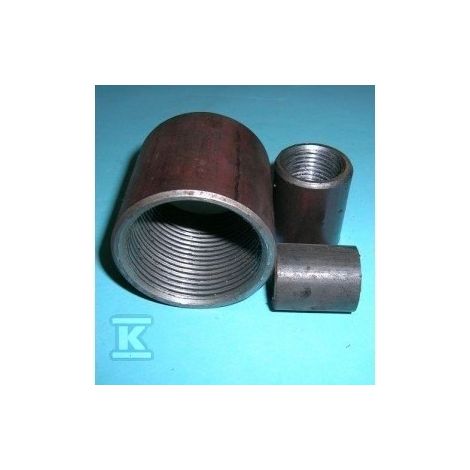 Manguito de soldadura negro con rosca de 3/8" (DN10)