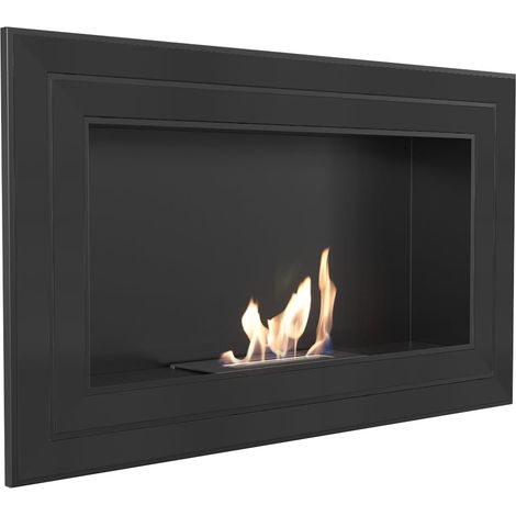 Wandkamin Bioethanol JULIET 1100 TÜV schwarz (1/5)