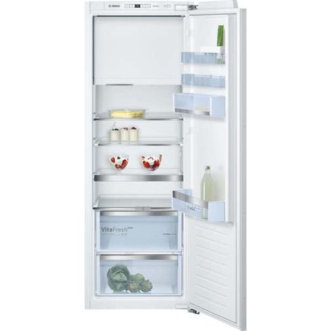Bosch – Réfrigérateur intégré 1 porte – Volume 248L – Dimensions H157.7 x L55.8 x P54.5 cm – Froid statique – Classe énergétique E