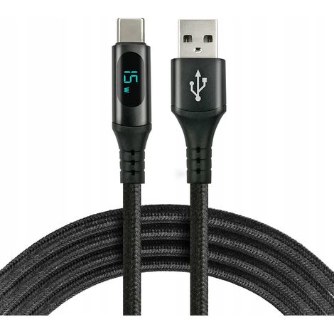 Câble Everactive USB - USB type C 2 m noir 1 pc.