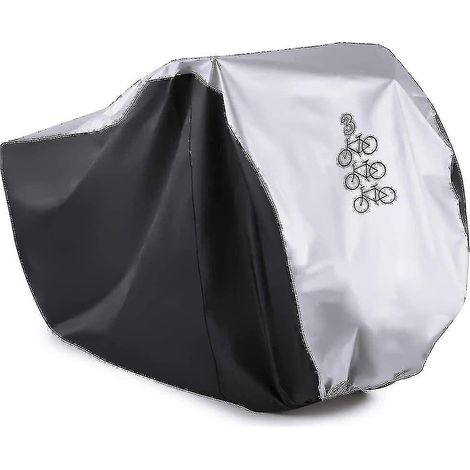 Housse de protection pour 3 vélos, imperméable et résistante à la pluie et à la poussière, pour tous types de temps. (1/5)