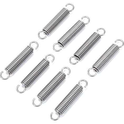 Ressort de Traction 50mm Ressorts de Tension avec Crochets Ressorts en Acier Inoxydable Diamètre du Fil 1,6mm Diamètre Extérieur 10mm Force 7,9KG 8 Pièces (1/5)