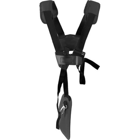 Brush Cutter Harness - Universal Double-Breast Harness for Stihl, Echo, Honda, Husqvarna, Shindaiwa Brush Cutters (Black) (1/5)