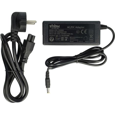 vhbw Bloc d'alimentation remplacement pour Samsung SPA-X19/E, SPA-X10/UK, SPA-X10, SPA-X10/E pour Chargeur d'aspirateur - noir