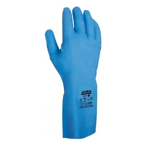 GUANTE NITRILO AZUL SATINADO 8