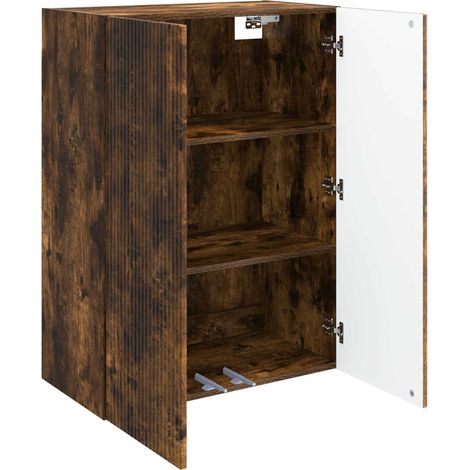 Armadietto a muro Mobiletto a muro Rovere Fumo 66 x 34,5 x 90 cm DAS847406 (1/5)