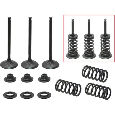 PSYCHISCHE EINLASSVENTILE (VENTILSATZ MIT FEDERN UND UNTERLEGSCHEIBEN) YAMAHA YZF 450 '03-'09, WR 450 F '03-'15, YFZ 450 '03-'09, YFZ 450 R/X '09-'20, GAS GAS EC 450 F '13-'15 STAHL (MX-09524I) (27X4.