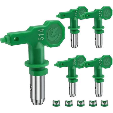 Set mit 5 wendbaren Ersatzdüsen für Niederdruck-Airless-Staubsauger (1/5)